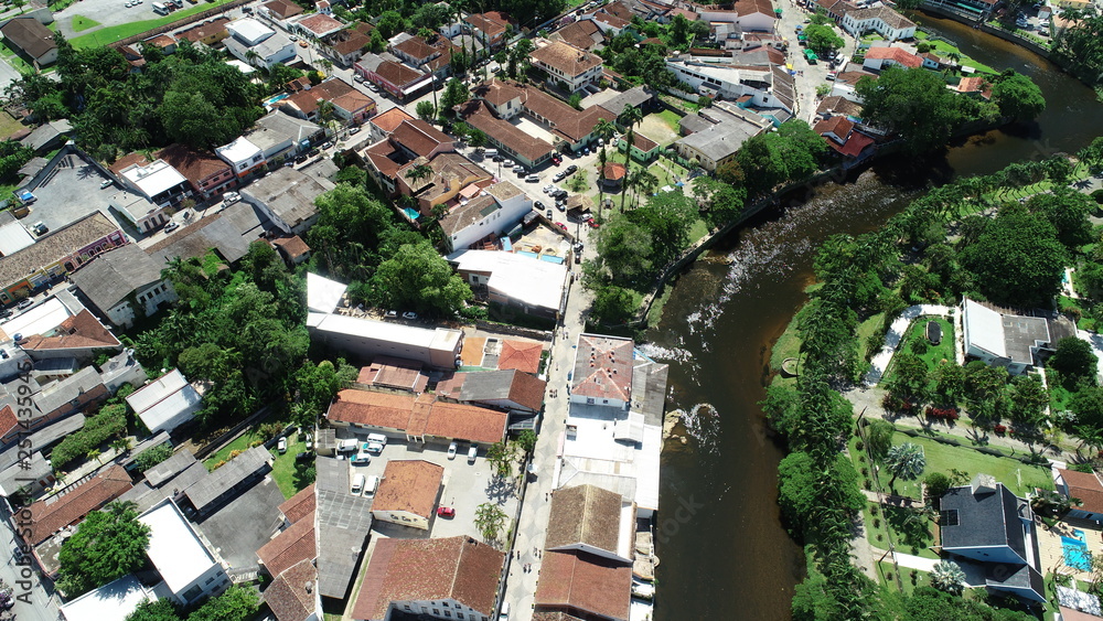 Fototapeta premium Vista Area em Morretes - Paraná - Brasil