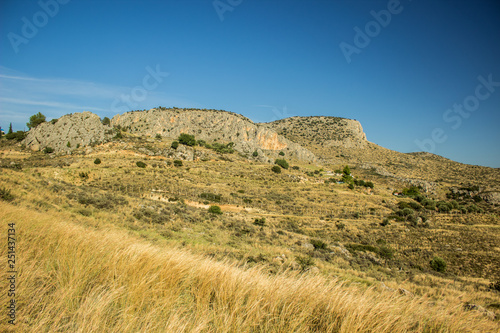 Nevada USA place dry hills landscape rocky environment 