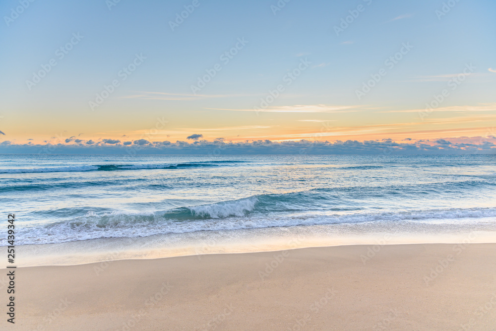 Waves on beach in Boca Raton, Florida Waves on beach in Boca Raton, Florida
