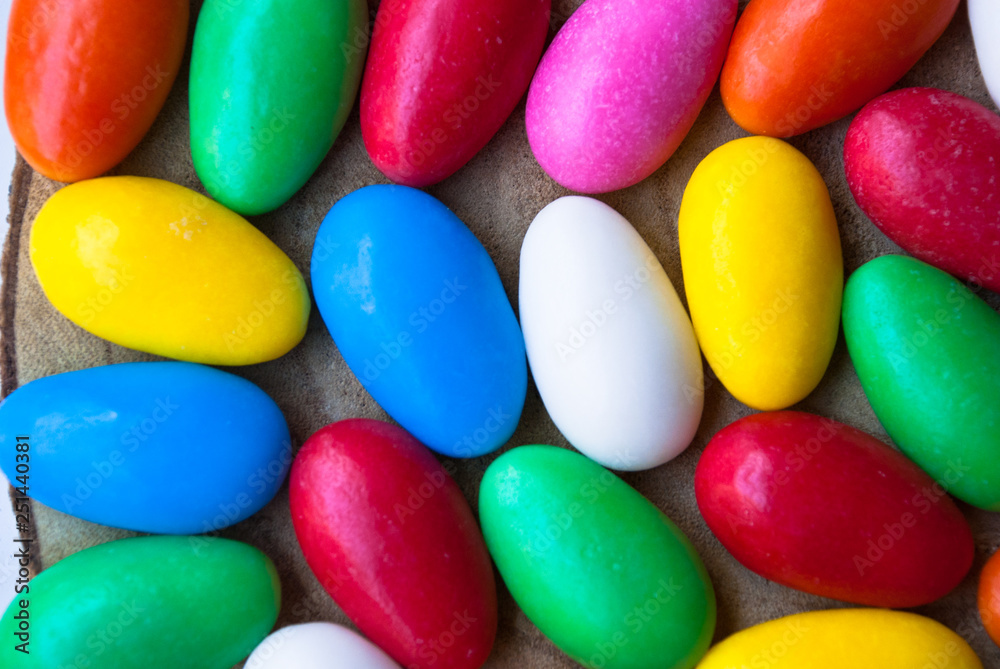 Easter background with colorful candy eggs. Spring holiday. Easter background with colorful candy eggs. Spring holiday.