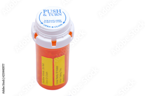 Docusate sodium (dioctyl sodium sulfosuccinate) capsules in orange plastic container with Child-Resistant Push&Turn Cap, Do not chew or crush Drink plenty of water while taking this medicine LABELS. photo