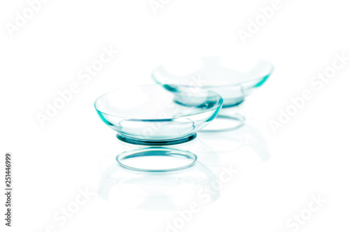 Contact lenses isolated.