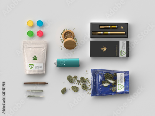 Marijuana Products - Medical Cannabis - Black Gold and Blue