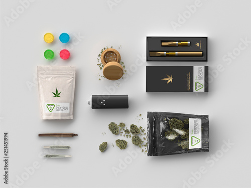Marijuana Products - Medical Cannabis - Black and Gold