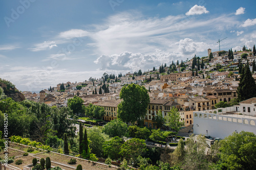 panoramic neighborhood Albayzin Granada photo