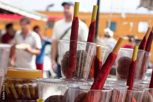 Dulce de tamarindo, dulce típico mexicano photo