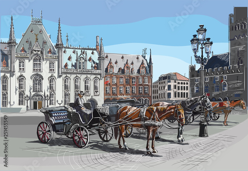 Colorful vector hand drawing Holland 6