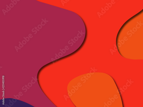 Wallpaper Mural 3D abstract paper art style, design layout for business presentations, flyers, posters, prints, decoration, cards, brochure cover. Torontodigital.ca