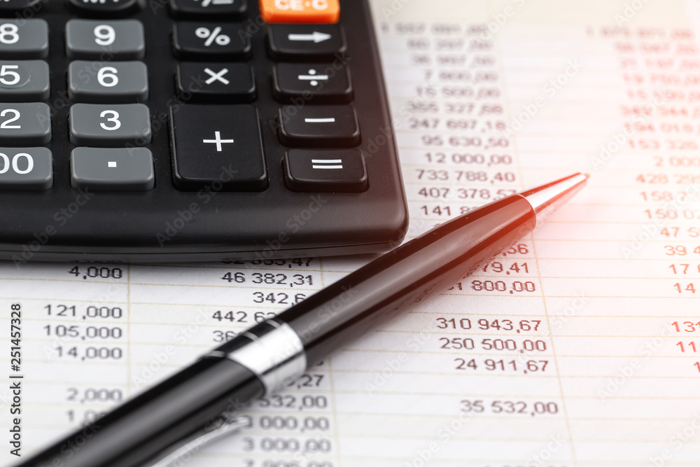 Items for business on a light background on the table, view from the top Items for business on a light background on the table, view from the top