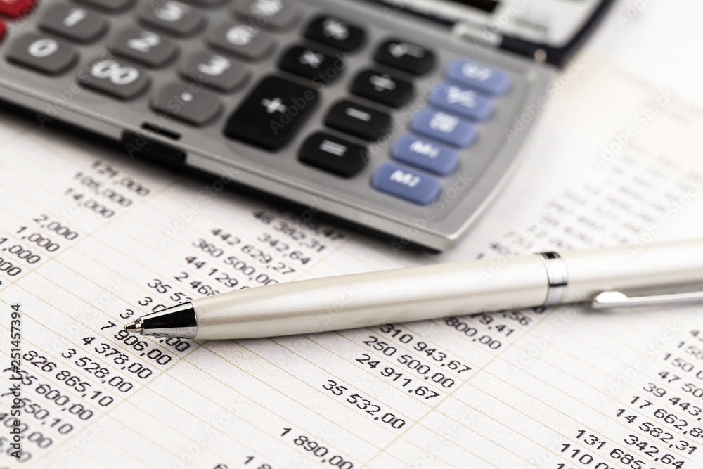 Items for business on a light background on the table, view from the top Items for business on a light background on the table, view from the top