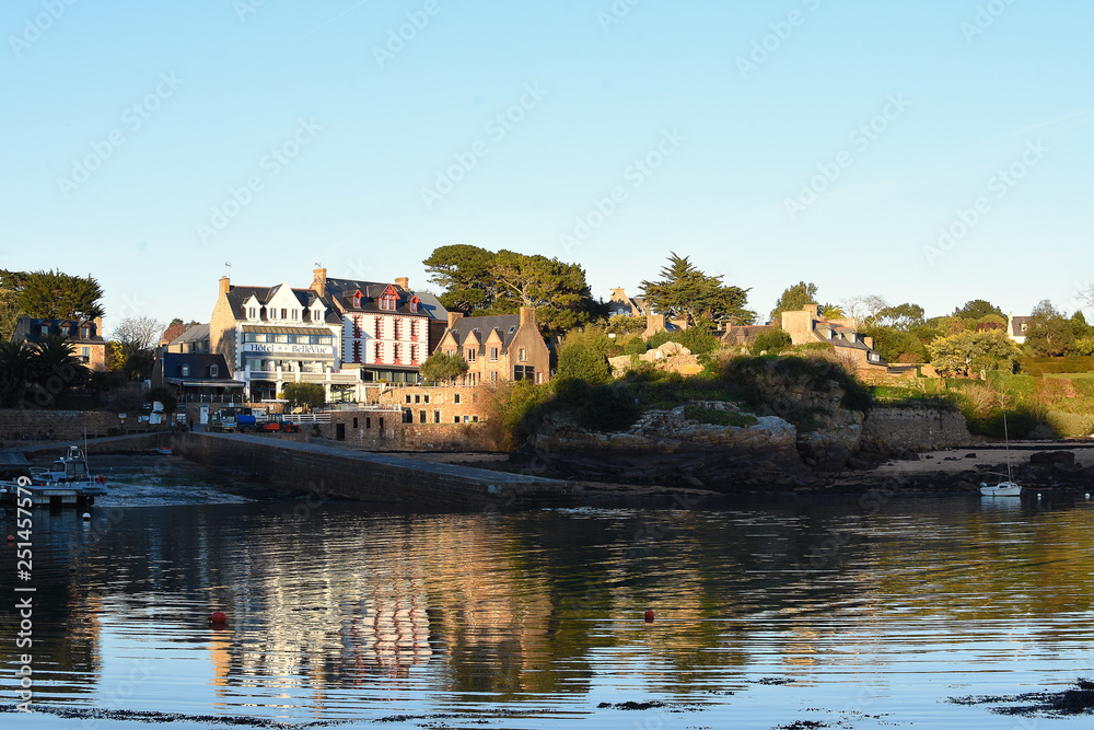 Fototapeta premium paysage de l'ile de brehat