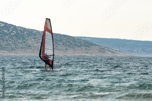 learning Windsurfing on the Adriatic Sea © PhotoRK