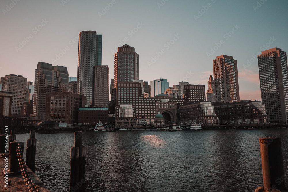 Boston sky line Boston sky line