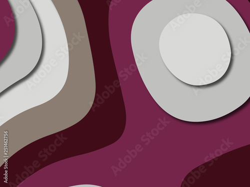 Wallpaper Mural 3D abstract paper art style, design layout for business presentations, flyers, posters, prints, decoration, cards, brochure cover. Torontodigital.ca