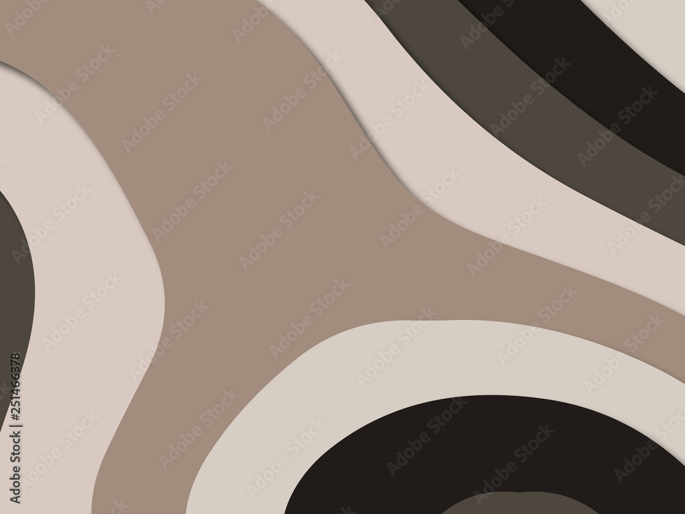 3D abstract paper art style, design layout for business presentations, flyers, posters, prints, decoration, cards, brochure cover.