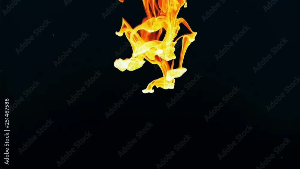 Abstract Ink Spread in Underwater