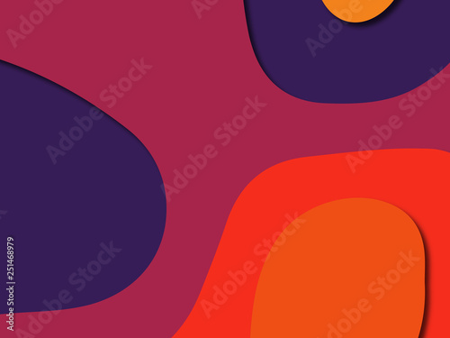 Wallpaper Mural 3D abstract paper art style, design layout for business presentations, flyers, posters, prints, decoration, cards, brochure cover. Torontodigital.ca