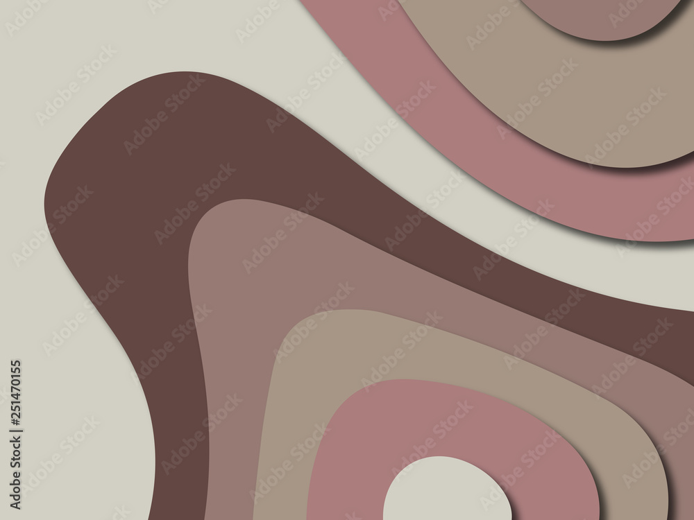 3D abstract paper art style, design layout for business presentations, flyers, posters, prints, decoration, cards, brochure cover.