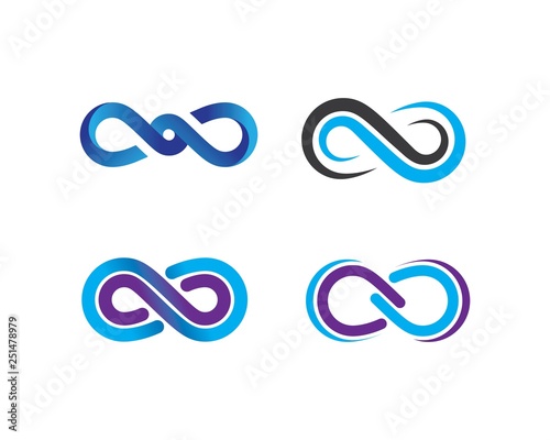 Infinity Design,Infinity logo Vector icon