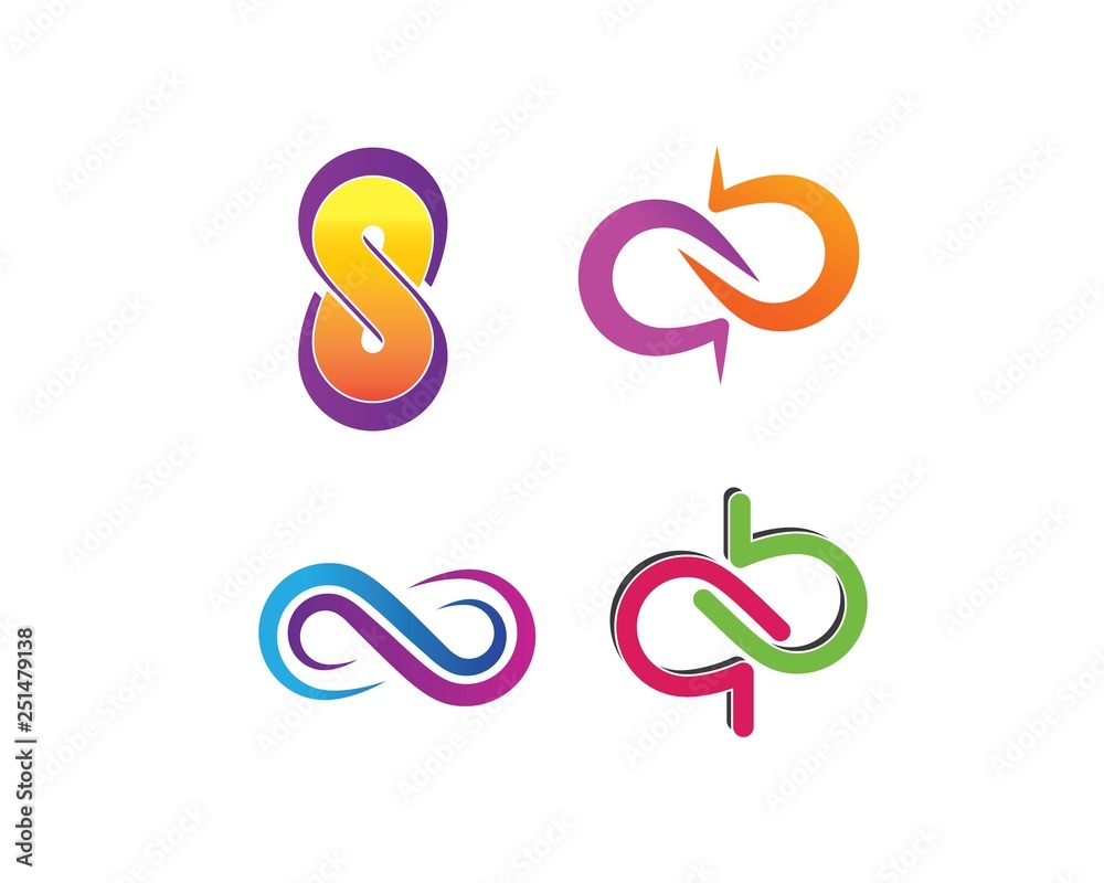 Infinity Design,Infinity logo Vector icon Infinity Design,Infinity logo Vector icon