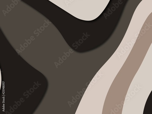 3D abstract paper art style, design layout for business presentations, flyers, posters, prints, decoration, cards, brochure cover.