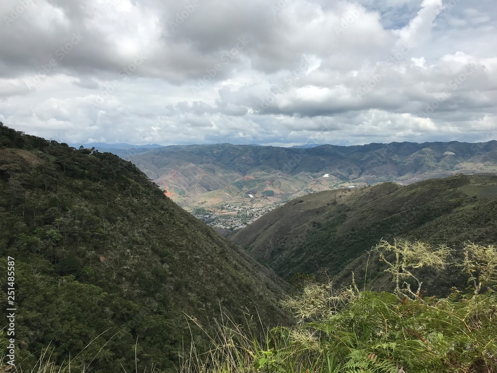 Naklejka premium montañas de la naturaleza