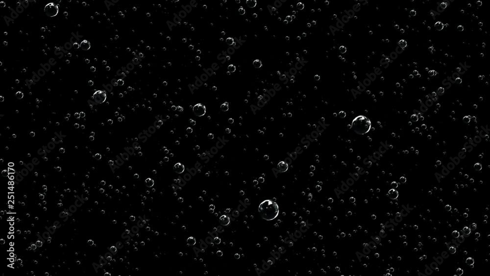 Bubbles appear on the surface of the glass and remain in place. Bubbles appear on the surface of the glass and remain in place.