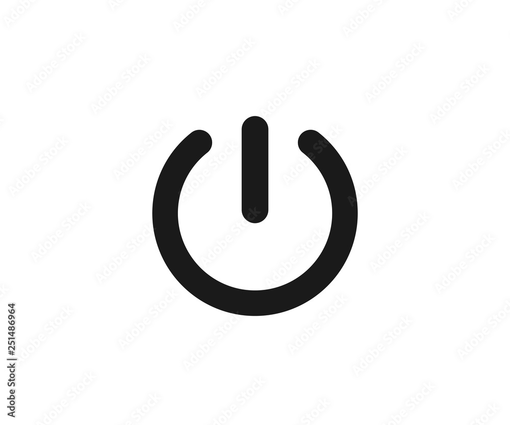 On/off button vector On/off button vector