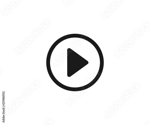 Play button vector