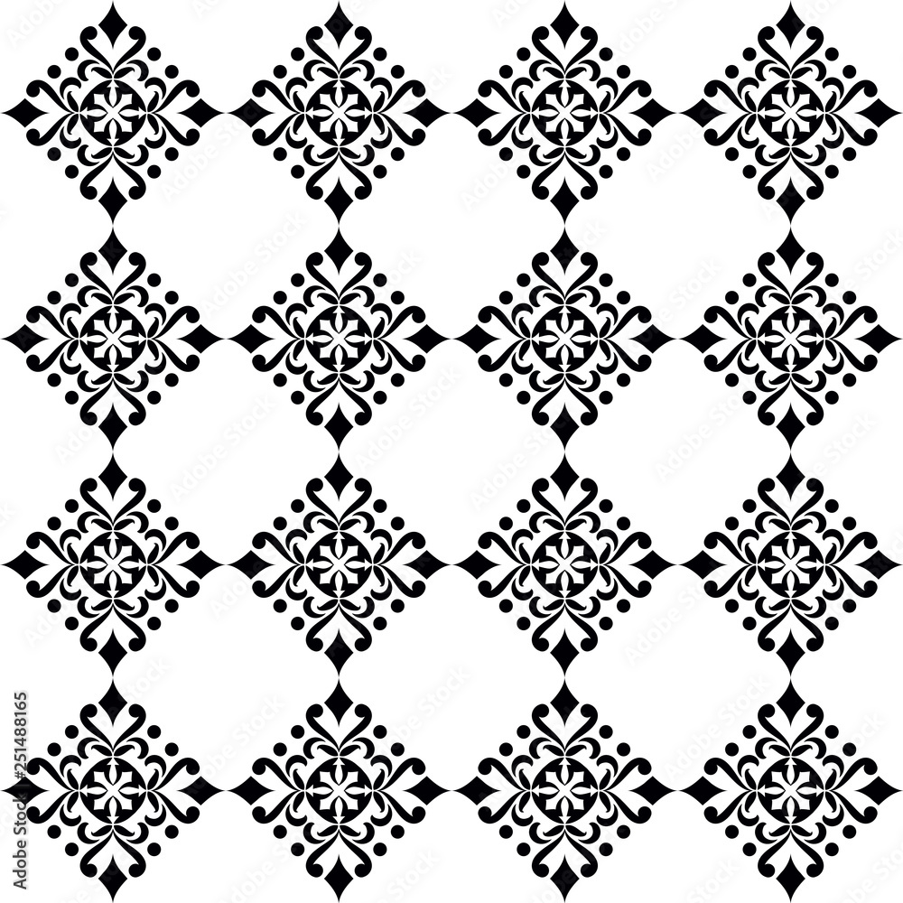 vintage tile vector