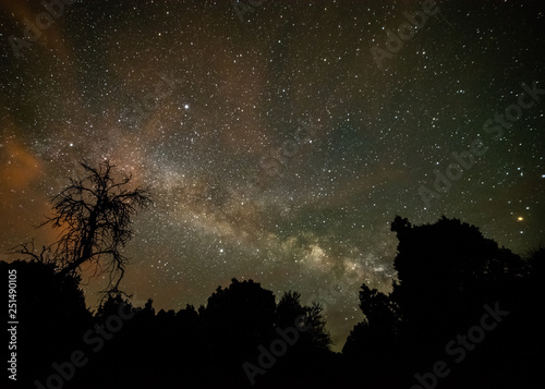 Milky Way Through the Clouds, Ward Mountain, Nevada