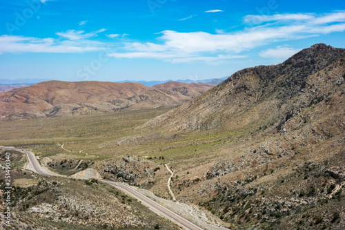Photography Blue Diamond Highway, Nevada State Route 160, Road to Mountain Springs