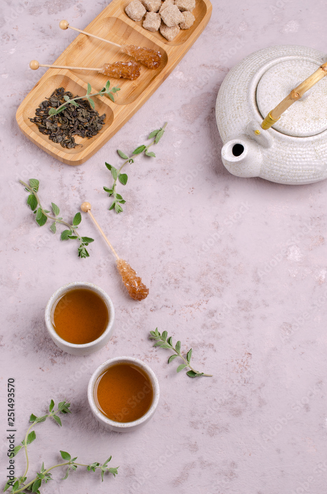 Traditional green herbal tea Traditional green herbal tea