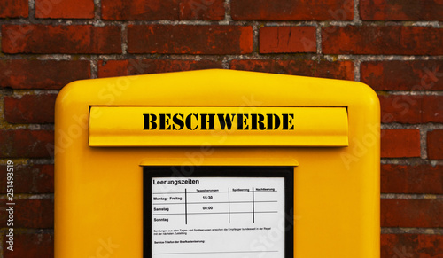 Beschwerdebriefkasten photo