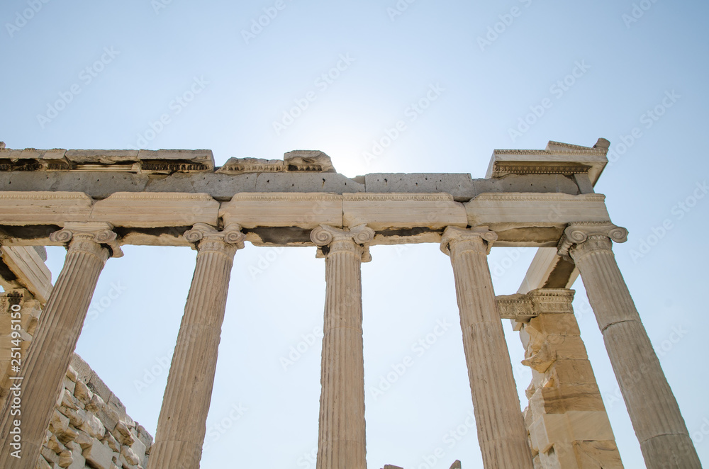 The ruins of Acropolis in Athens, Greece The ruins of Acropolis in Athens, Greece