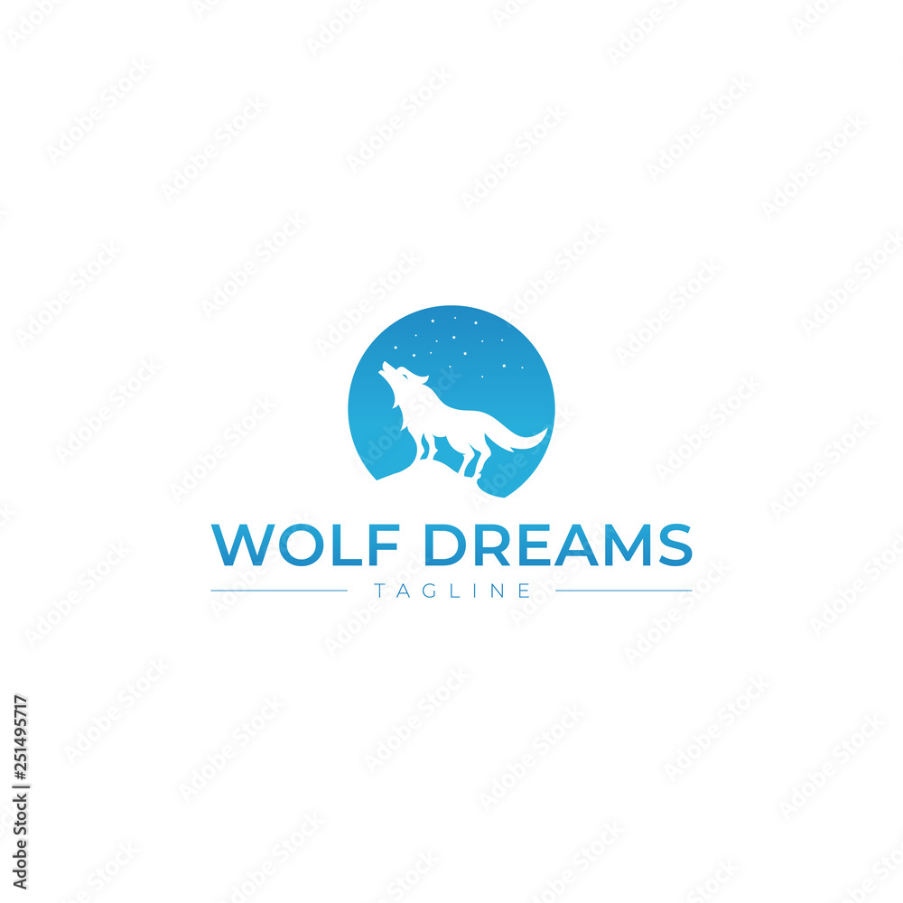 sky star wolf logo sky star wolf logo