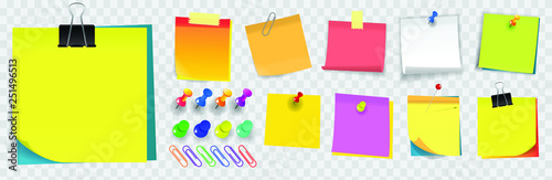 colorful sticky note. using in school, work or office activity. easy to modify design.