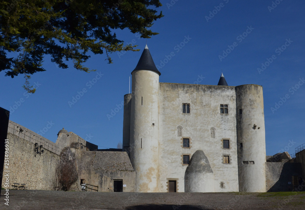 Noirmoutier castle, Vendée, France