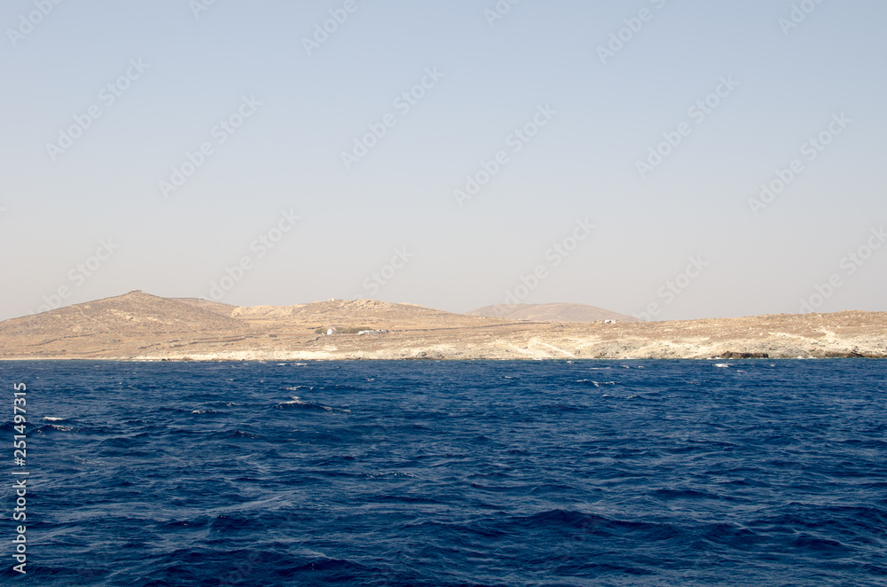 Island of Delos in Greece Island of Delos in Greece