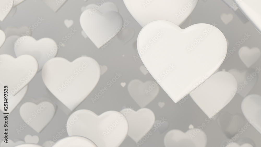 Hearts background for Valentines day