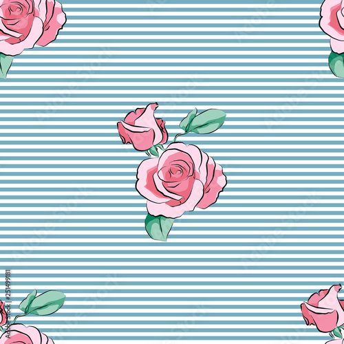 Rose pink pattern