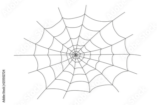 Cobweb isolated on white