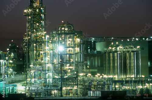 oil refinery, chemical factory photo