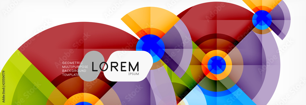 Geometric circle abstract background, creative geometric wallpaper. Geometric circle abstract background, creative geometric wallpaper.