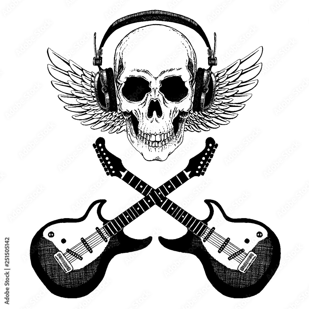 Sound off sugar skull music headphones dead art mask tattoo HD  phone wallpaper  Peakpx