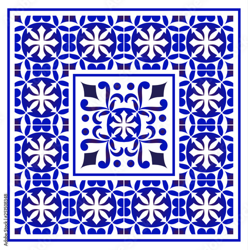 porcelain frame vector