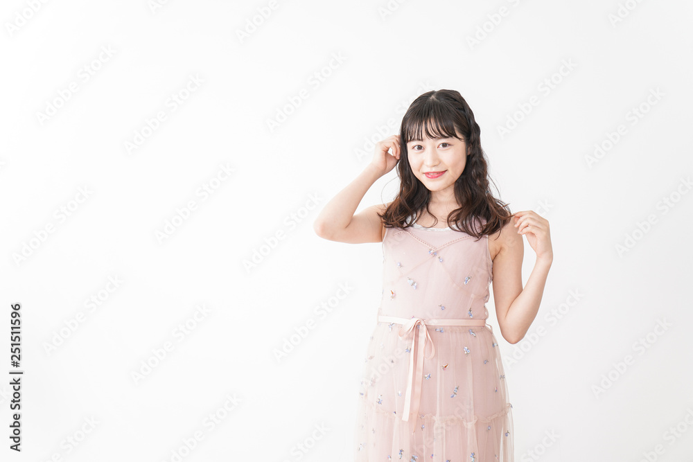 若い女性ポートレート