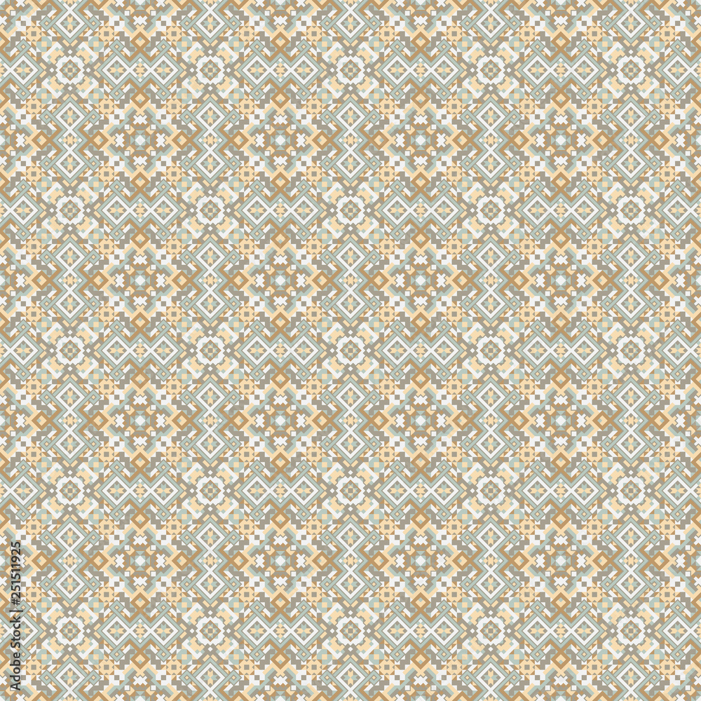 Geometric Ethnic Style Vector Seamless Pattern Geometric Ethnic Style Vector Seamless Pattern