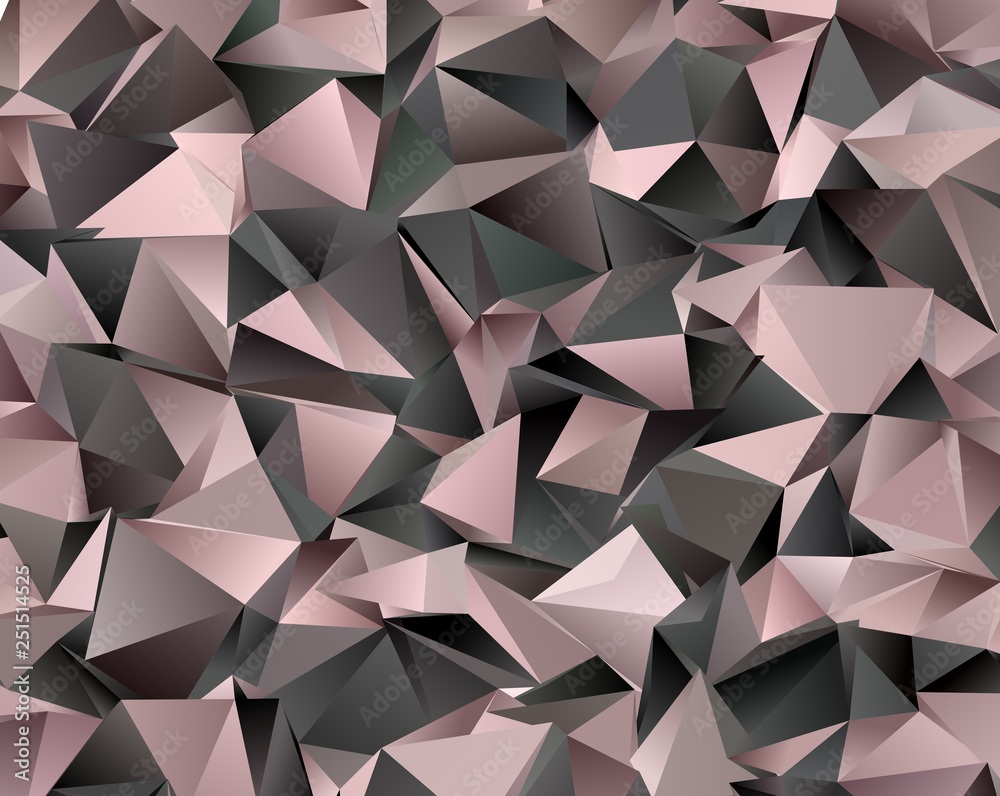 Obraz premium Abstract Low-Poly triangular modern background