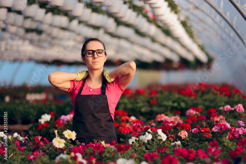 Woman Suffering Injuries While Working in Floral Greenhouse